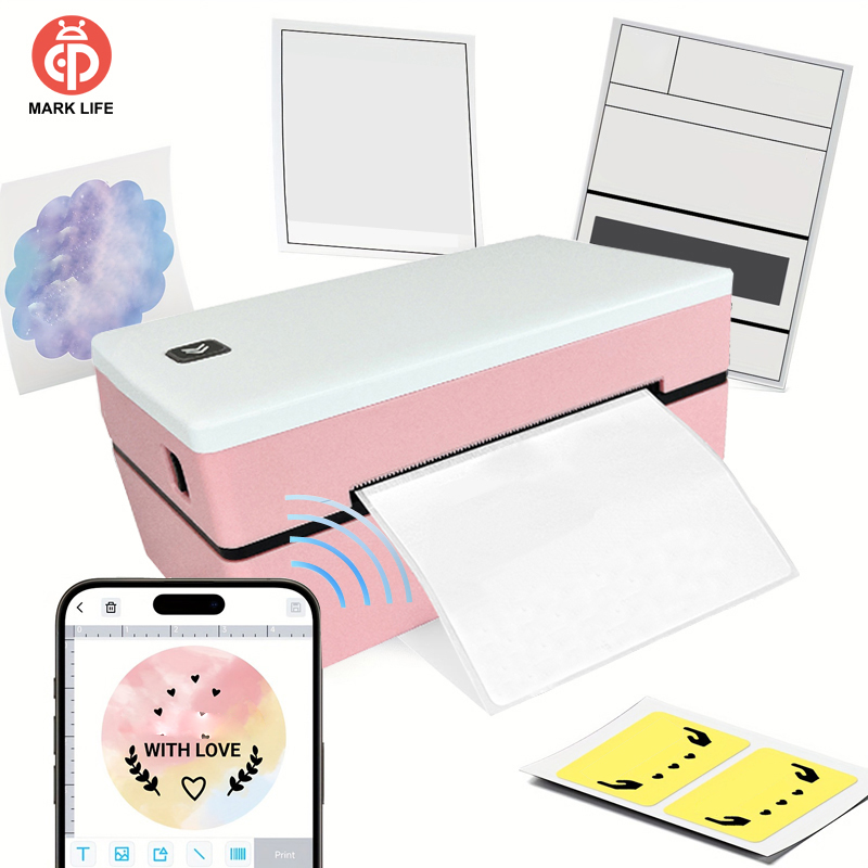 Commercial Printing Labels - 마크라이프 D200 4인치 열전사 라벨 프린터,