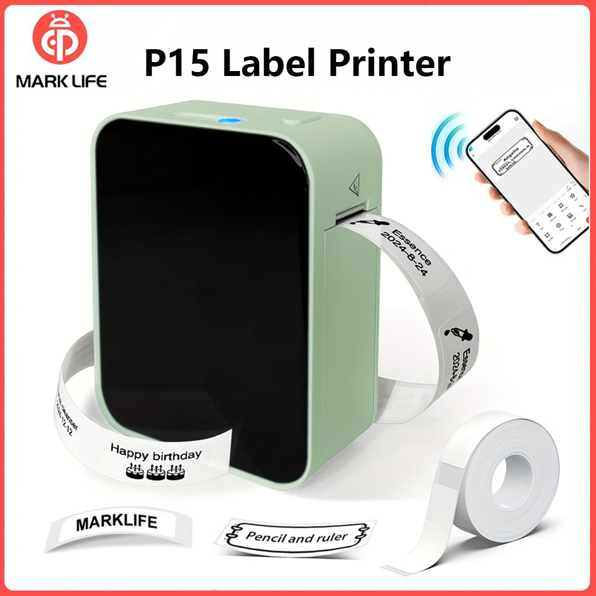 Commercial Printing Labels - Marklife P15 라벨 프린터 휴대용 열전사