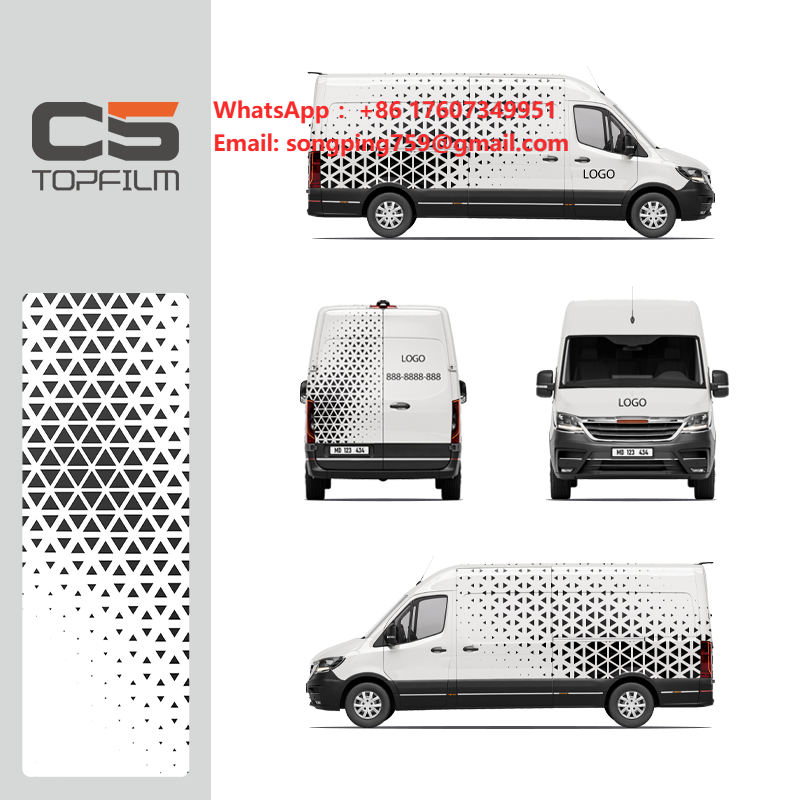 Commercial Printing & Packaging Pvt Ltd - 맞춤 인쇄 차량 랩핑 비닐 검정색