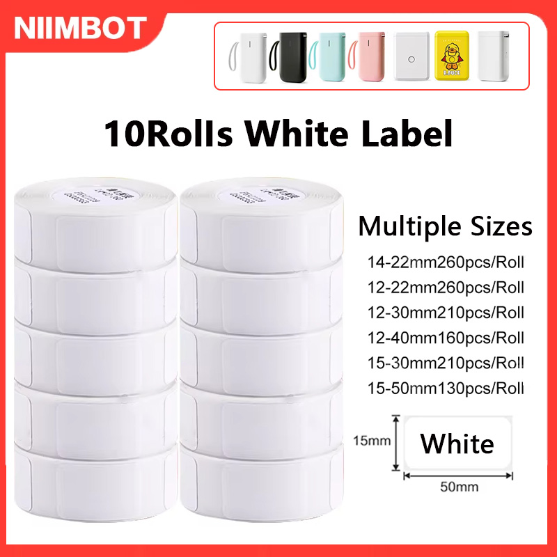 Commercial Printing Labels - 니임봇 오피시아 라벨 스티커 용지 10롤