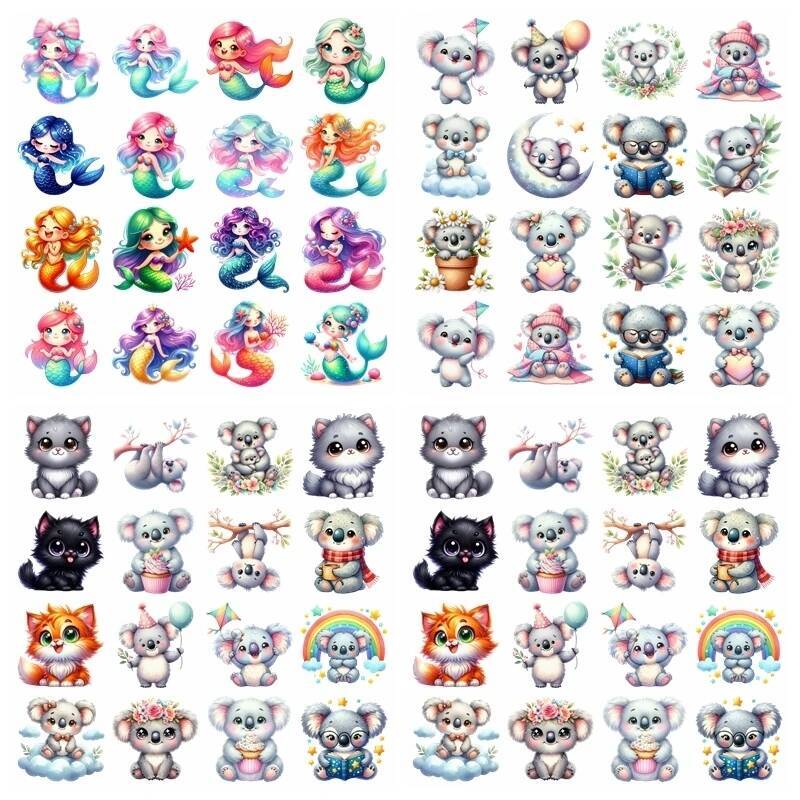 Printable Heat Transfer Vinyl - 만화 다람쥐 팬더 나태 열전달 인쇄