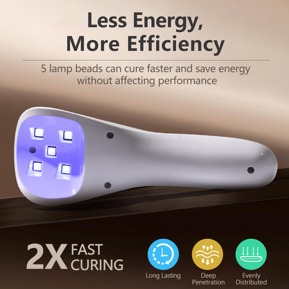 손톱 건조용 휴대용 UV LED 램프, 충전식 미니 매 - Uv Led Lamp Printer 리뷰 및 가격