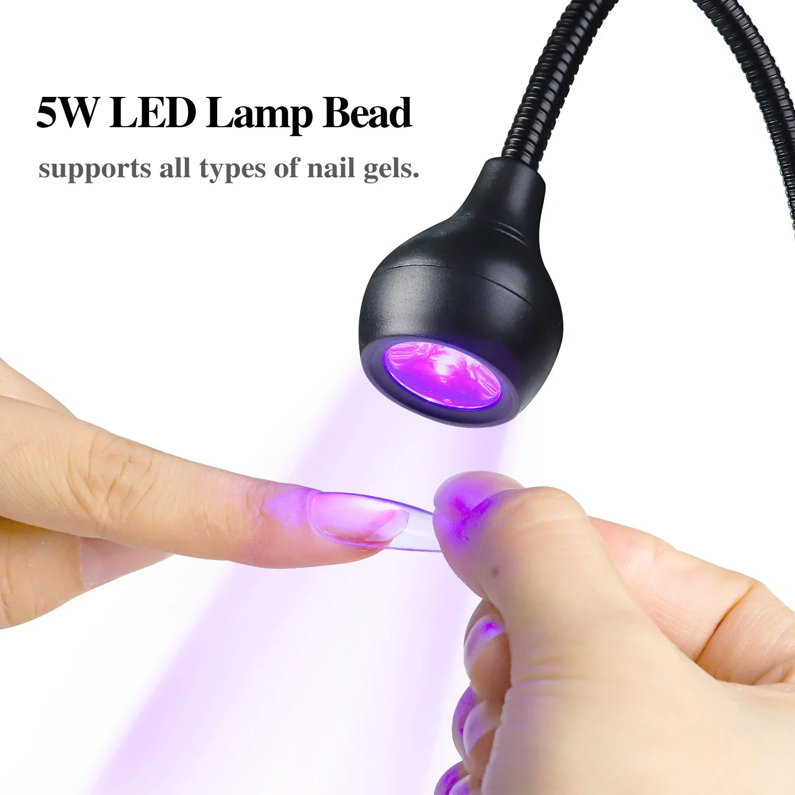 매니큐어 젤 클립 온 유연한 책상 미니 USB 네일 램 - Uv Led Lamp Printer 리뷰 및 가격