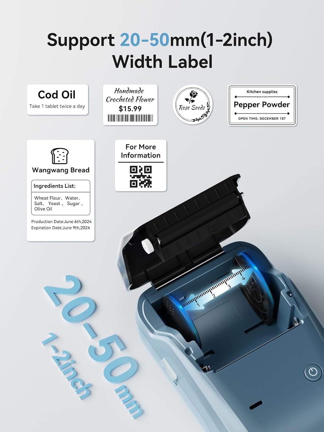 Niimbot B1 프린터 열 블루투스 무선 미니 모바 - Commercial Printing Labels 리뷰 및 가격