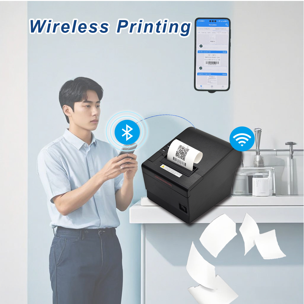 핫세일 80mm 감열식 POS 영수증 바코드 QR 코드 - Commercial Printing Machine For Sale 리뷰 및 가격