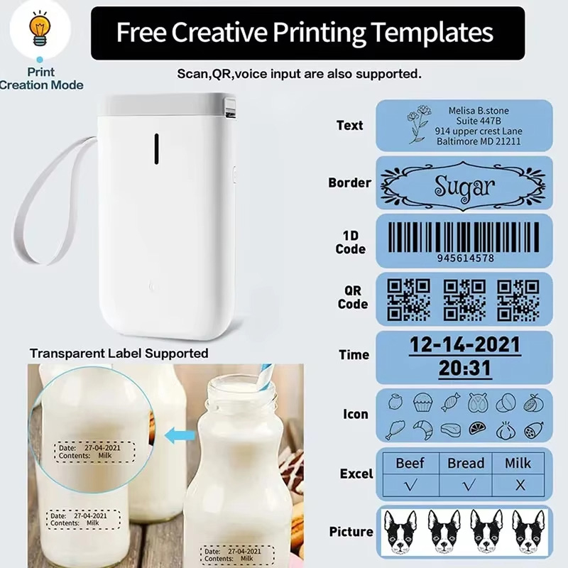 니임봇 오피시아 라벨 스티커 용지 10롤 흰색 테이프  - Commercial Printing Labels 리뷰 및 가격