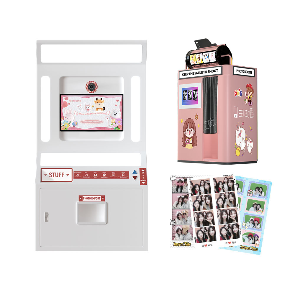 셀프 서비스 사진 부스 터치스크린 즉석 인화 사진 부스 - Commercial Printing & Packaging Pvt Ltd 리뷰 및 가격