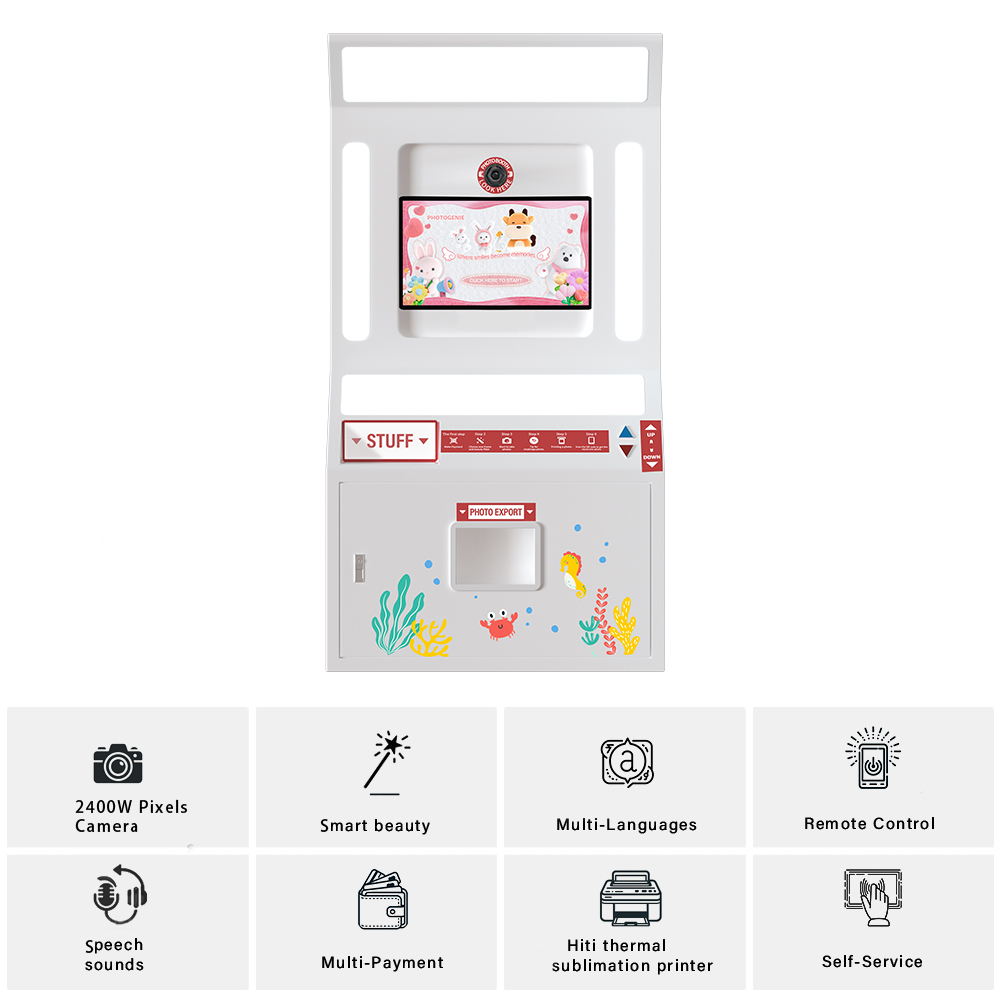 셀프 서비스 사진 부스 터치스크린 즉석 인화 사진 부스 - Commercial Printing & Packaging Pvt Ltd 리뷰 및 가격