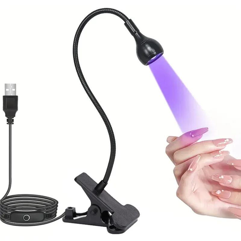 매니큐어 젤 클립 온 유연한 책상 미니 USB 네일 램 - Uv Led Lamp Printer 리뷰 및 가격