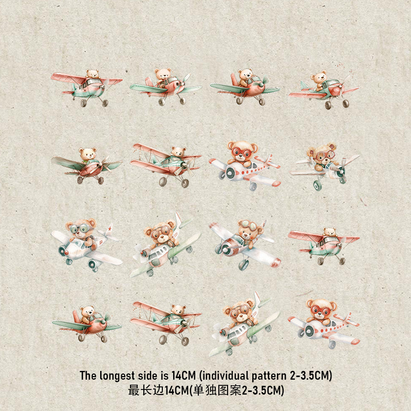 만화 늑대 곰 작은 비행기 열전사 프린팅 비닐 스티커  - Printable Heat Transfer Vinyl 리뷰 및 가격